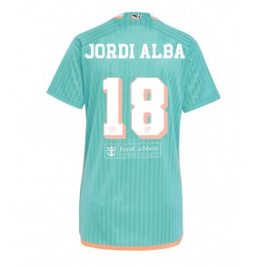 Inter Miami Jordi Alba #18 Dámské Alternativní Dres 2024-25 Krátký Rukáv